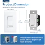 Thumbnail 6 Pack Dimmer Light Switch — Smart Switch, Amico