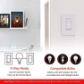 Thumbnail In-Wall Smart Paddle Dimmer with QuickFit and SimpleWire — Smart Switch, Enbrighten