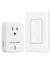 Thumbnail Remote Control Outlet with Wall Mounted Light Switch — Smart Plug, DEWENWILS