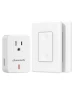 Thumbnail Remote Control Outlet with Wall Mounted Light Switch — Smart Plug, DEWENWILS