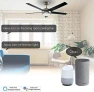 Thumbnail Smart Ceiling Fan Light Wall Switch — Smart Switch, MOES