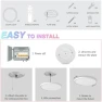 Thumbnail Smart RGB LED Ceiling Light with Remote — Smart Light Bulb, TITISLUMP