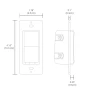 Thumbnail Smart Wi-Fi Dimmer Switch — Smart Switch, HALO