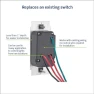 Thumbnail SureSlide Dimmer Switch for Dimmable LED, Halogen and Incandescent Bulbs — Smart Switch, Leviton