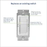 Thumbnail SureSlide Dimmer Switch for Dimmable LED, Halogen and Incandescent Bulbs — Smart Switch, Leviton
