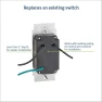 Thumbnail SureSlide Dimmer Switch for Dimmable LED, Halogen and Incandescent Bulbs — Smart Switch, Leviton