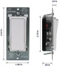 Thumbnail Decora Slide LED Advanced Dimmer Switch for 150W Dimmable LED, Halogen and Incandescent Bulbs and Fixtures — Smart Switch, Leviton