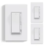 Thumbnail Digital Dimmer Light Switch for 300W Dimmable LED/CFL and 600W Incandescent/Halogen, Single Pole/3-Way LED Slide Dimmer,... — Smart Switch, ELEGRP