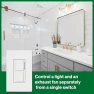 Thumbnail LED+ Dual Dimmer and Switch — Smart Switch, Lutron