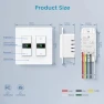 Thumbnail Smart Dimmer Switch 2-Gang Digital Display — Smart Switch, Milfra