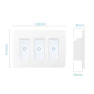 Thumbnail Touch Smart Switch 3 Gang — Smart Switch, Milfra