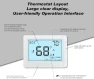 Thumbnail Programmable Auto Changeover Thermostat — Smart Thermostat, Coiiwsei
