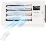 Thumbnail Register Booster Fan - 4'' x 12'' Opening with Adjustable Louver — Smart Fan, VIVOHOME