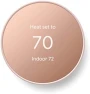 Thumbnail Smart Thermostat for Home - Programmable WiFi Thermostat - Sand (Renewed) — Smart Thermostat, Google Nest