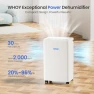Thumbnail 30 Pints Smart Dehumidifier with WiFi App — Dehumidifier, WHOY