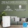 Thumbnail 7,000 Sq.Ft Energy Star Dehumidifier with Pump and WIFI — Dehumidifier, Shinco