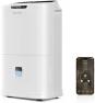 Thumbnail Dehumidifier for Basement & Home, Up to 5500 Sq. Ft, 90 Pint Smart Wi-Fi Control — Dehumidifier, Pauvoern