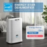 Thumbnail Dehumidifier for Basement & Home, Up to 5500 Sq. Ft, 90 Pint Smart Wi-Fi Control — Dehumidifier, Pauvoern