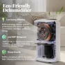 Thumbnail Dehumidifier for Basement & Home, Up to 5500 Sq. Ft, 90 Pint Smart Wi-Fi Control — Dehumidifier, Pauvoern