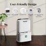 Thumbnail Dehumidifier for Basement & Home, Up to 5500 Sq. Ft, 90 Pint Smart Wi-Fi Control — Dehumidifier, Pauvoern