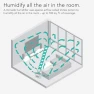 Thumbnail Energy Smart Evaporative Humidifier with 2 Gallon Dual Tank Capacity — Humidifier, Vornado