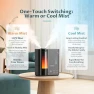 Thumbnail Humidifier for Bedroom, Warm & Cool Mist for Large Room, Top Fill Ultrasonic, Humidity Sensor, Essential Oil, 60H... — Humidifier, BREEZOME