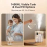 Thumbnail Portable Top Fill Humidifier with Night Light — Humidifier, KIMMOO