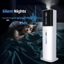 Thumbnail Ultrasonic Cool Mist Humidifier with Timer and Humidistat — Humidifier, let'me