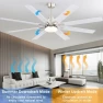 Thumbnail 66 Inch Smart Ceiling Fan with Light — Smart Fan, Sofucor