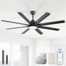 Thumbnail 66 Inch Smart Ceiling Fan with Light — Smart Fan, Sofucor