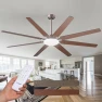 Thumbnail 72 Inch Smart Ceiling Fan with Lights — Smart Fan, Amico