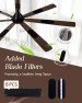 Thumbnail 84" Large Smart Ceiling Fan with Lights Remote Control via WiFi Alexa — Smart Fan, Minislak