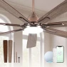 Thumbnail 84" Large Smart Ceiling Fan with Lights Remote Control via WiFi Alexa — Smart Fan, Minislak
