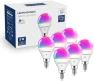 Thumbnail E12 Smart Light Bulbs 50W Equiv., G16.5 RGBCW Candelabra Chandelier Ceiling Fan Smart Bulb — Smart Light Bulb, Lightinginside