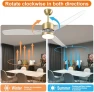 Thumbnail Smart Ceiling Fan with Light — Smart Fan, OKELI