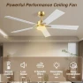 Thumbnail Smart Ceiling Fan with Lights — Smart Fan, Livory
