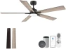 Thumbnail Smart Ceiling Fan with Lights — Smart Fan, Livory