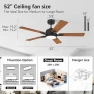 Thumbnail Smart Ceiling Fan with Lights — Smart Fan, cumilo