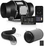 Thumbnail Smart Inline Duct Fan with Humidity Temperature Control — Smart Fan, iPower