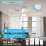 Thumbnail Smart Low Profile Ceiling Fan with Light — Smart Fan, Lorpies