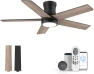 Thumbnail Smart Low Profile Ceiling Fan with Light — Smart Fan, Lorpies