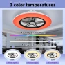 Thumbnail WiFi Low Profile Ceiling Fan with Light — Smart Fan, BAYSQUIRREL