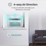 Thumbnail 14,000 BTU Smart Window Air Conditioner — Smart Fan, Hisense