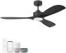 Thumbnail 52" Wood Smart Ceiling Fan with Lights Remote — Smart Fan, Hoenofly