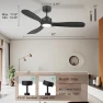 Thumbnail 52" Wood Smart Ceiling Fan with Lights Remote — Smart Fan, Hoenofly