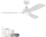 Thumbnail 52" Wood Smart Ceiling Fan with Lights Remote — Smart Fan, Hoenofly