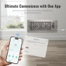 Thumbnail Register Booster Fan for 4" x 12" Holes — Smart Fan, SANYCASA