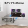 Thumbnail Register Booster Fan for 4" x 12" Holes — Smart Fan, SANYCASA