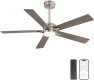 Thumbnail Smart Ceiling Fan with Lights and 3 Downrods — Smart Fan, WINGBO