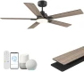 Thumbnail Smart Ceiling Fan with Lights — Smart Fan, Hoenofly